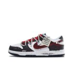 [Custom No-go Zone] Dunk Skateboarding Shoes Unisex Graffiti Black/Red - Image 2
