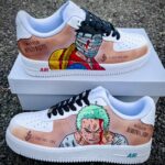 [Custom Luffy and Zoro] Air Force 1 Skateboarding Shoes Unisex