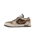 [Custom Sandstorm]Air Jordan 1 Low Unisex Brown - Image 2