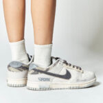 Gaze Down - Men's Dunk Low Custom - Image 7