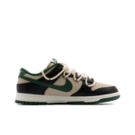 [Custom Harry Potter - The Fantastic World of Magic] Dunk Skateboarding Shoes Unisex Black/Beige/Green - Image 3