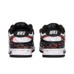 [Custom Night of Terror] Dunk Skateboarding Shoes Unisex Low-top Black/Red - Image 5
