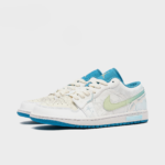 Blue Ripples - Men's Jordan 1 Low Custom - Image 3