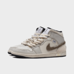 Winter's Whisper - Men's Jordan 1 Mid Custom - Image 3