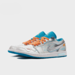 Summer Wave - Men's Jordan 1 Low Custom - Image 3