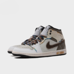 White Mountain - Men's Jordan 1 Mid Custom - Image 3