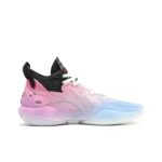 [Evening Sunset/Cherry Blossoms] Custom Street LiNing Basketball Shoes Unisex - Image 4