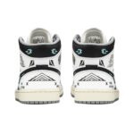 [Custom Cyber White Sugar] Jordan Air Jordan 1 Mid Unisex Skateboarding Shoes - Image 4