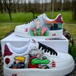 [Custom Naruto and Jiraiya] Air Force 1 Skateboarding Shoes Unisex