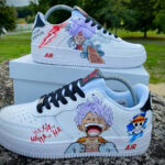 [Custom Luffy Gear 5] Air Force 1 Skateboarding Shoes Unisex
