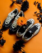 [Custom Day of the Dead - Gift For Couple/Bestie] originals SAMBA OG Low Top Halloween Series Black/White - Image 12