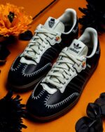 [Custom Day of the Dead - Gift For Couple/Bestie] originals SAMBA OG Low Top Halloween Series Black/White - Image 13