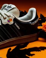[Custom Day of the Dead - Gift For Couple/Bestie] originals SAMBA OG Low Top Halloween Series Black/White - Image 16