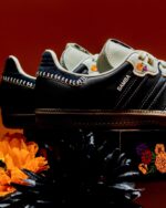 [Custom Day of the Dead - Gift For Couple/Bestie] originals SAMBA OG Low Top Halloween Series Black/White - Image 17