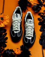 [Custom Day of the Dead - Gift For Couple/Bestie] originals SAMBA OG Low Top Halloween Series Black/White - Image 18