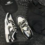 [Custom Crack]  Dunk Skateboarding Shoes Unisex Low-top Black/white/pink - Image 8
