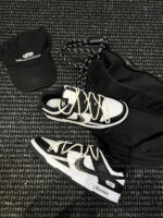 [Custom Crack]  Dunk Skateboarding Shoes Unisex Low-top Black/white/pink - Image 9