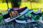 [Custom Luffy Vs Zoro One Piece ] Air Force 1 Skateboarding Shoes Unisex - Image 2