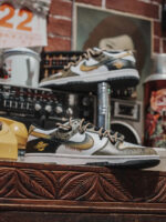 [Custom Golden Years] Dunk Skateboarding Shoes Unisex Low-top Brown/Black - Image 7