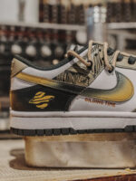 [Custom Golden Years] Dunk Skateboarding Shoes Unisex Low-top Brown/Black - Image 10