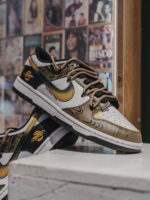 [Custom Golden Years] Dunk Skateboarding Shoes Unisex Low-top Brown/Black - Image 11