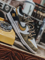[Custom Golden Years] Dunk Skateboarding Shoes Unisex Low-top Brown/Black - Image 13