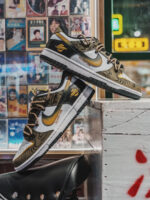 [Custom Golden Years] Dunk Skateboarding Shoes Unisex Low-top Brown/Black - Image 14
