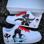 [Custom Sasuke Uchiha] Air Force 1 Skateboarding Shoes Unisex