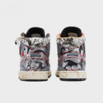 New Silver - Men's Jordan 1 Mid CNY Custom - Image 4