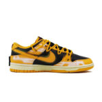 [Custom Yellow Warning] Dunk Low Skateboard Shoes Unisex Yellow - Image 5