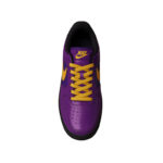 [Custom Ramone X Cars] Air Force 1 Skateboarding Shoes Unisex Low-top Purple/Yellow - Image 2