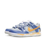 [Custom Ghostly Night] Dunk Skateboarding Shoes Unisex Low-top Blue/Gray - Image 3
