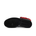 [Custom Joker - It] Air Jordan 1 Mid Top Unisex Skateboarding Shoes Black/Red - Image 4