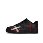 [Customized Shadow of Soul's Extinction] Air Force 1 Low-top Shoes Unisex Black/Graffiti - Image 2