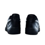 [Customized Devilish Smile] Air Force 1 Low-top Shoes Hand-drawn Unisex Black/White - Image 9