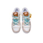 [Custom Orange Sugar Cubes] Dunk Skateboarding Shoes Unisex Low-top Orange/Blue - Image 4