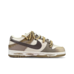 [Custom Bear Biscuit] Dunk Skateboarding Shoes Unisex Graffiti Brown - Image 3
