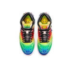 [Custom Rainbow Tie-dye] Air Jordan 1 og High Top Unisex Skateboarding Shoes - Image 4