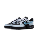 [Custom Azure Serpent & Fan] Air Force 1 Skateboarding Shoes Unisex - Image 2