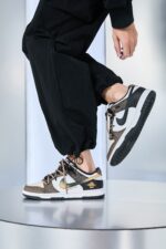 [Custom Golden Years] Dunk Skateboarding Shoes Unisex Low-top Brown/Black - Image 16