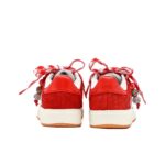 [Custom Velvet Crimson] Grand Court Base 00s Low Top Skate Shoes Unisex Christmas Collection - Image 4