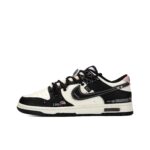 [Custom Fiery Zone] Dunk Skateboarding Shoes Unisex Black