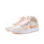 [Custom Doughnut] Jordan Air Jordan 1 Low Top Unisex Skateboarding Shoes Pink - Image 2
