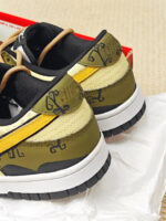 [Custom Mistblack Cat] Dunk Skateboarding Shoes Unisex Low-top Green - Image 11