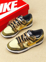 [Custom Mistblack Cat] Dunk Skateboarding Shoes Unisex Low-top Green - Image 7