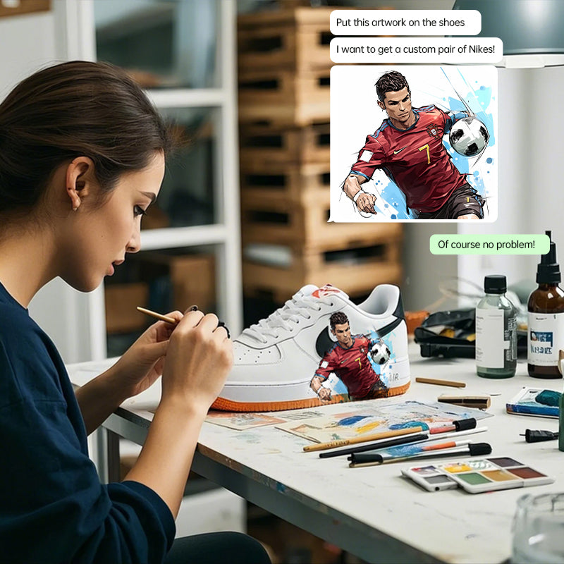 651717bf54f5e95aa950303b0739c30.jpg Custom Sneakers(Need to contact customer service for personalized design) - Image 1