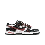 [Custom Night of Terror] Dunk Skateboarding Shoes Unisex Low-top Black/Red - Image 4