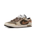 [Custom Sandstorm]Air Jordan 1 Low Unisex Brown - Image 3