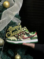 [Custom Christmas Dream Tour] Dunk Skateboarding Shoes Unisex Low-top - Image 12