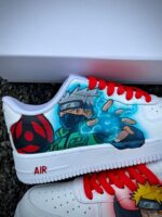 [Custom Kakashi vs Naruto] Air Force 1 Skateboarding Shoes Unisex - Image 2